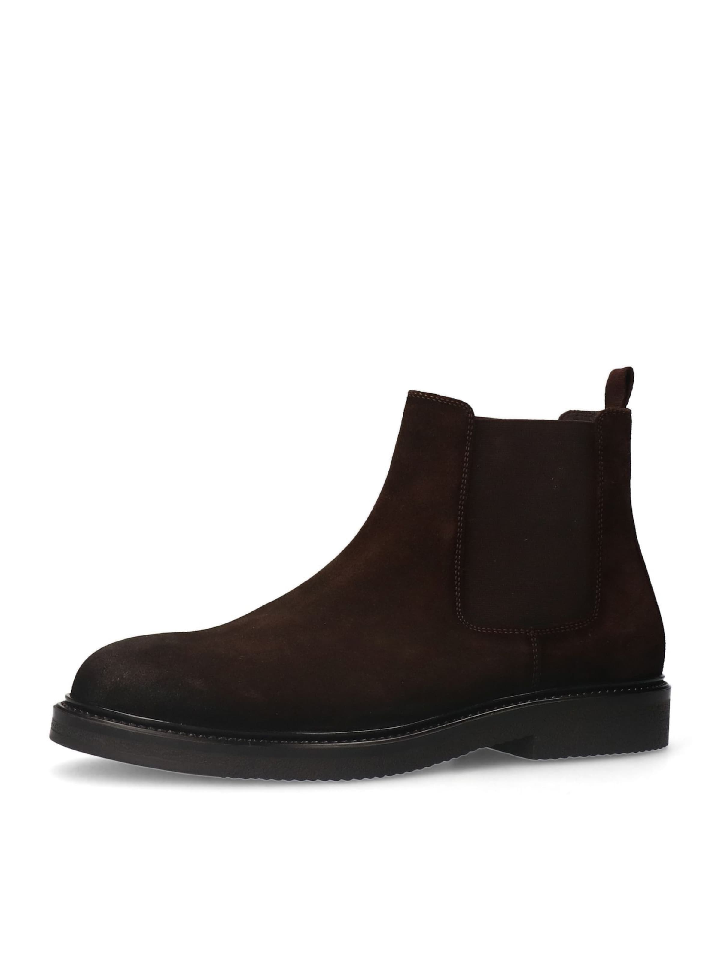 Chelsea Boots MANFIELD en marron : devant