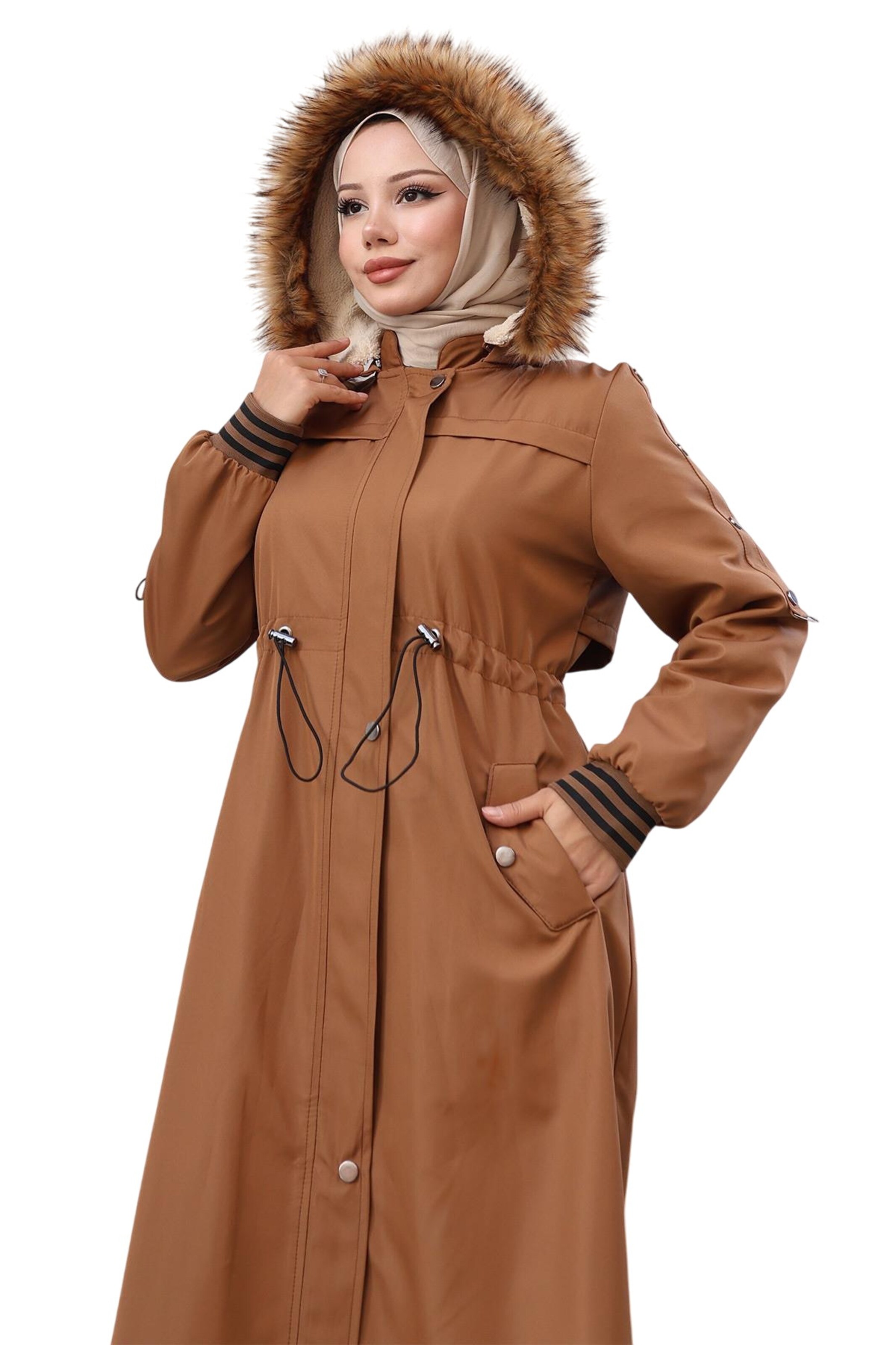 MODAMIHRAM Winter coat in Brown