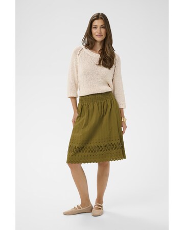 Cream Skirt 'CRJana' in Green