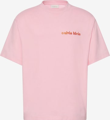 Calvin Klein Jeans Shirt in Roze: voorkant