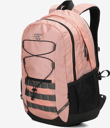 Aoking Backpack in Pink: front