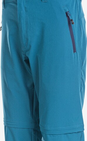 Whistler Regular Workout Pants 'SPENCER M Zip Off' in Blue