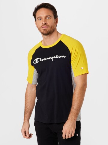 Champion Authentic Athletic Apparel T-Shirt in Schwarz: predná strana