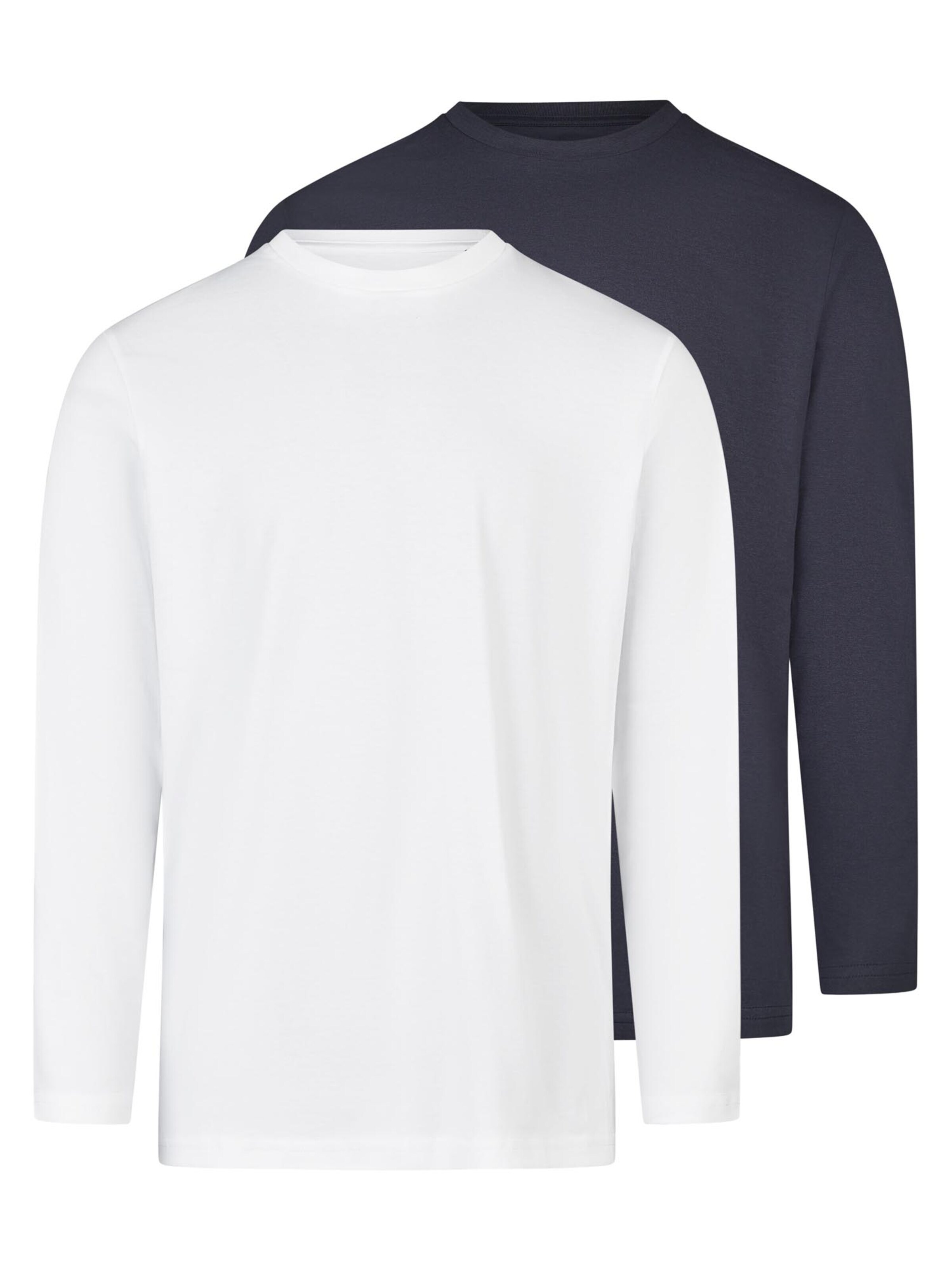 Ragman Shirt 'Basic' in Blue: front