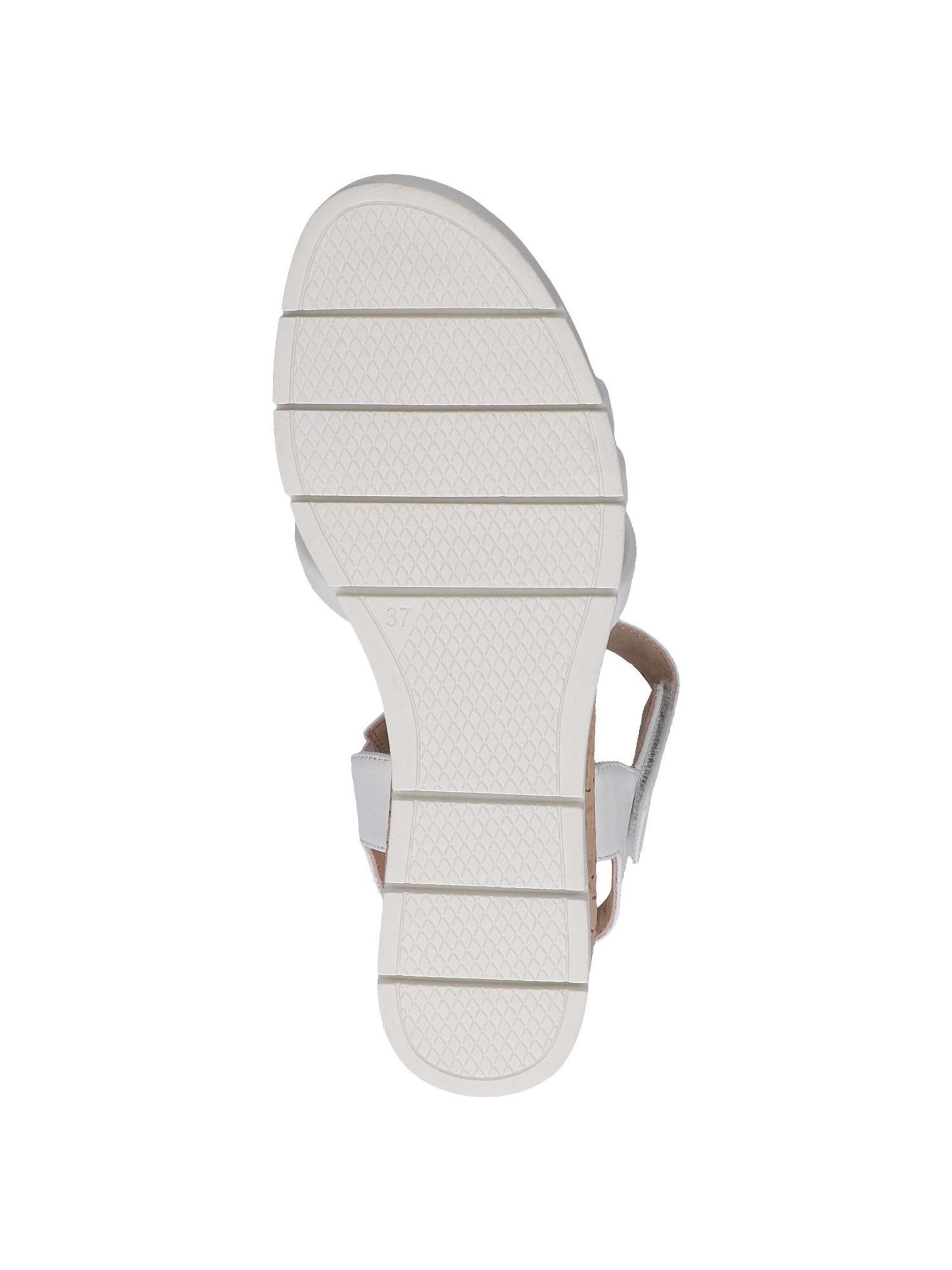 CAPRICE Strap sandal in White