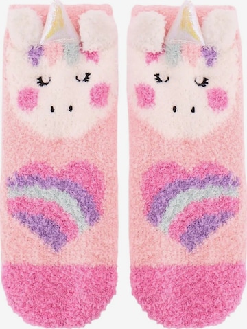 Penti Socks 'PENTI Mädchen Einhorn-Sneakersocken' in Mixed colours: front