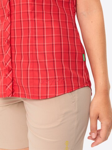 VAUDE Multifunctionele blouse ' Tacun  ' in Rood