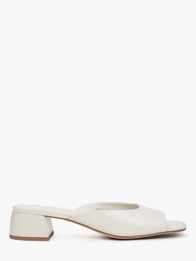 Estro Mules '001-7' in natural white, Item view
