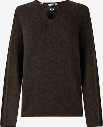 SELECTED Пуловер 'SLFLULU' в кафяво: отпред