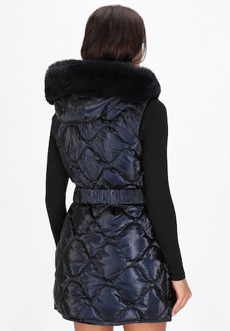 Gilet faina en bleu