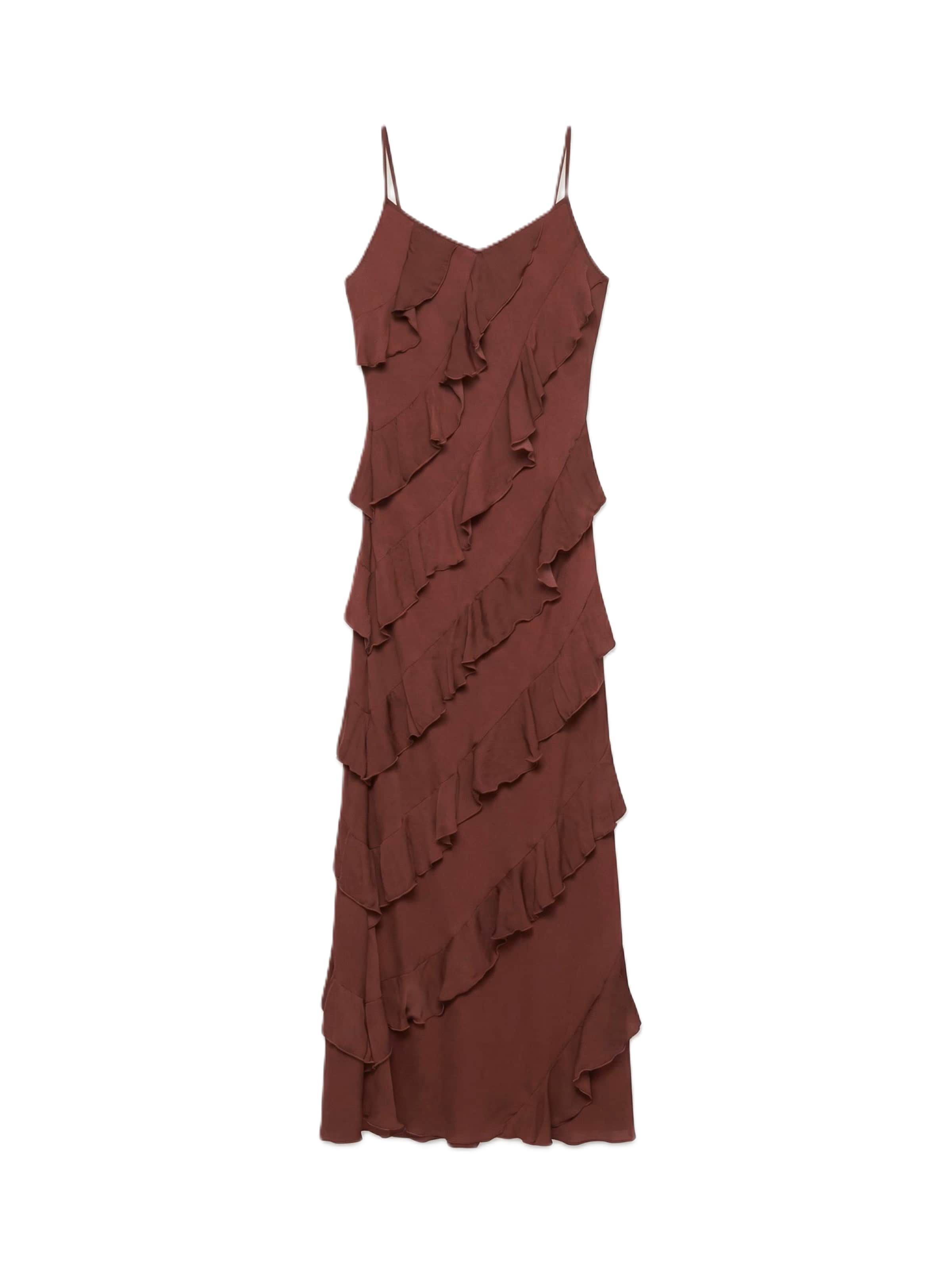 VERO MODA Kleit 'VMIcelyn' 38 suuruses roostepruun, Tootevaade