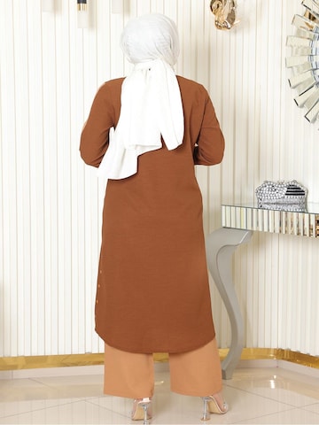 MODAMIHRAM Tunic in Brown