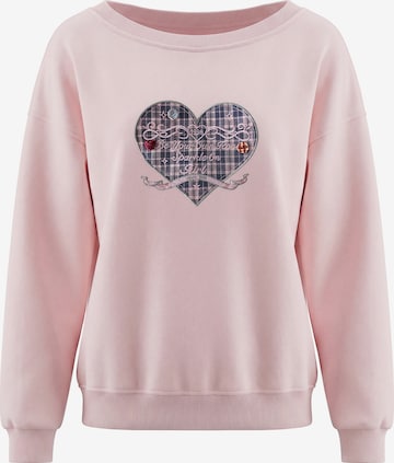 Sweat-shirt MYMO en rose : devant