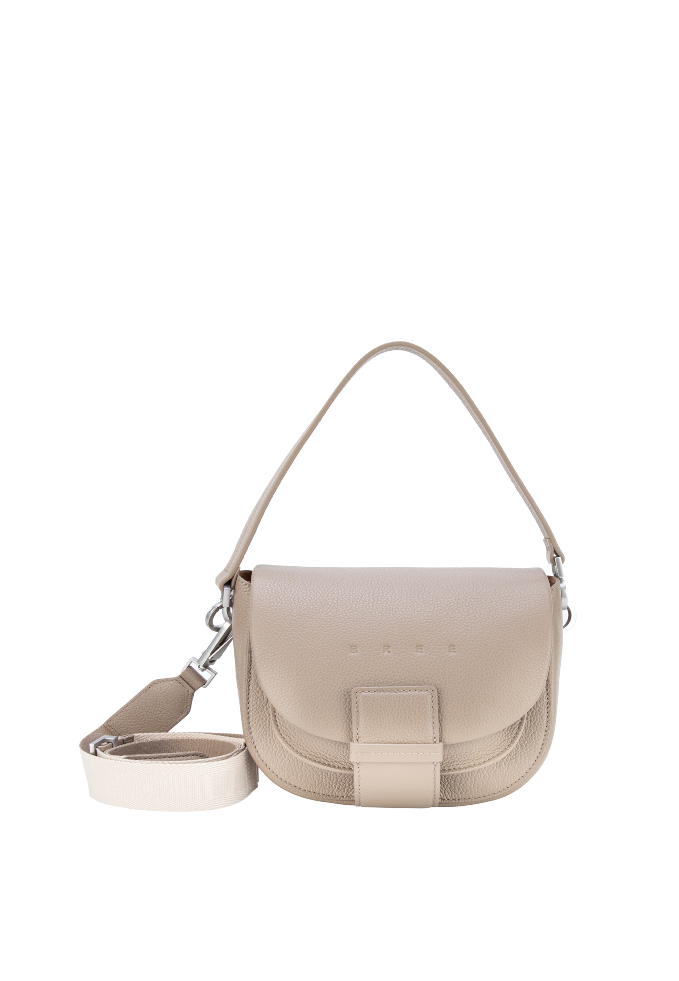 BREE Schultertasche 'The Icons Ladytop' in Grau: Vorderseite