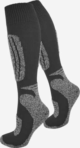 normani Athletic Socks in Black: front