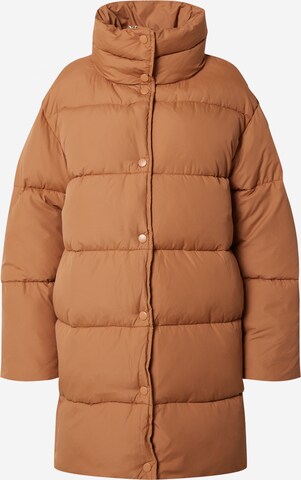 EDITED Winter Coat 'Monta' in Brown: front