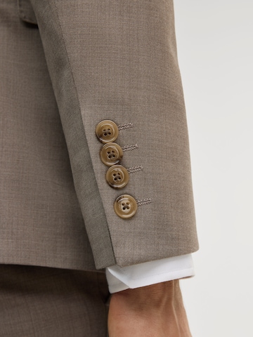 JOOP! Slim Fit Business-Sakko 'Herby' in Beige