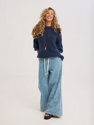 Wide leg Jeans di Kamila Šikl in blu