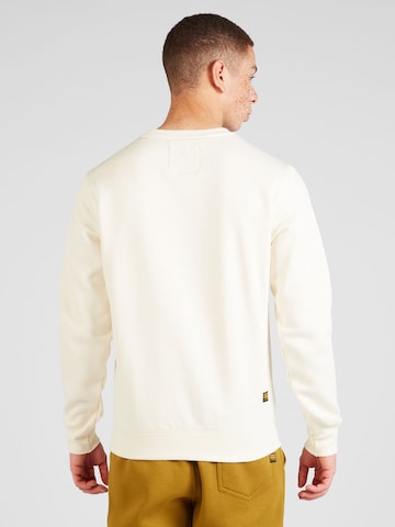 G-Star RAW Sweatshirt 'Premium Core' in Beige