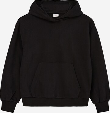 s.Oliver Sweatshirt in Zwart: voorkant