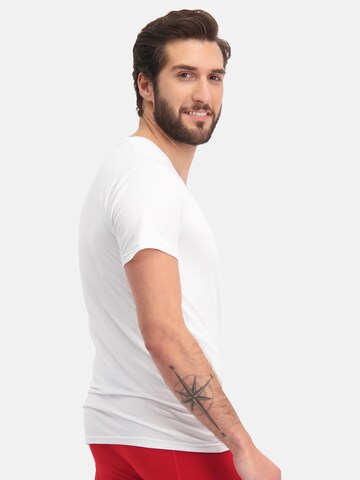 Bamboo basics Koszulka 'Velo' w kolorze biały