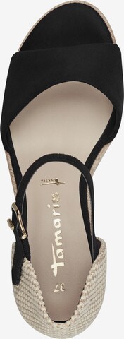 TAMARIS Strap sandal in Black