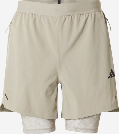 ADIDAS PERFORMANCE Sports trousers 'Power Workout' in Stone, Item view