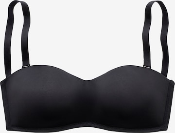 LASCANA Regular Bra in Black: front