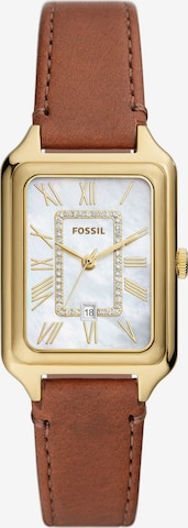 FOSSIL Аналоговые часы 'Raquel' в Золотой: спереди