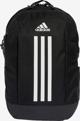 melns ADIDAS SPORTSWEAR Sporta mugursoma 'Power': no priekšpuses