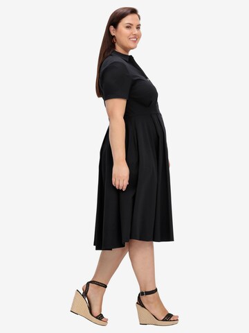 SHEEGO Shirt Dress in Black