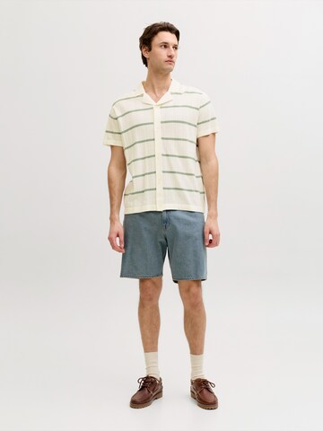 Vestes en maille 'JREBSTANCE' JJ Rebel en blanc