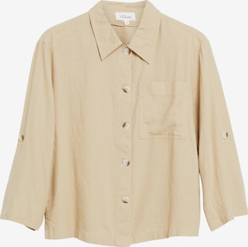 s.Oliver Bluse in Beige: Vorderseite