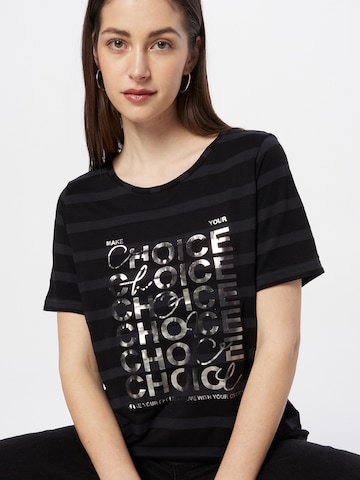 T-shirt 'CHOICE' Key Largo en noir