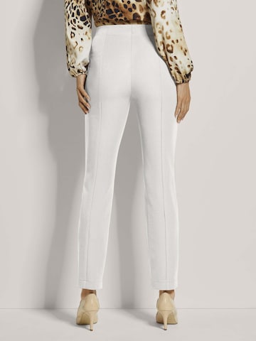 Coupe slim Pantalon MADELEINE en blanc