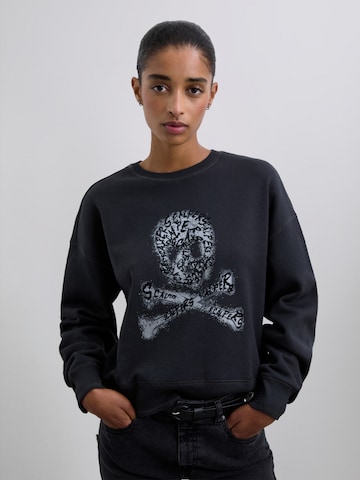 Felpa 'Skullflock' di Scalpers in nero