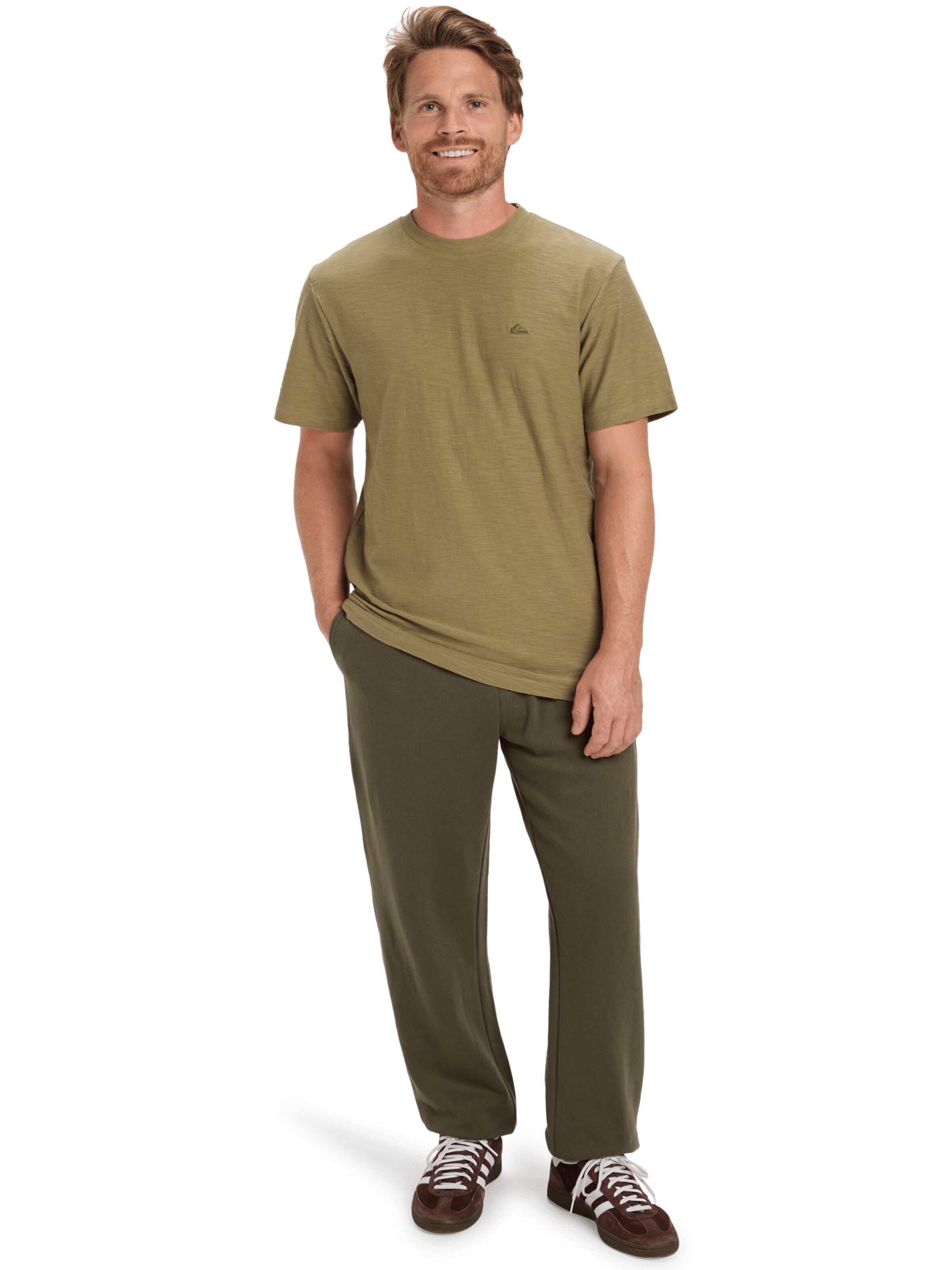 QUIKSILVER T-Shirt in Grün