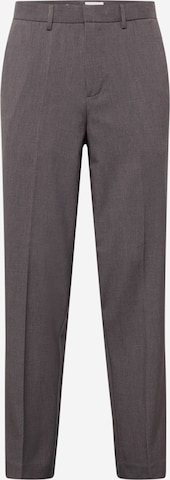 Lindbergh Loose fit Trousers with creases in Grey: front