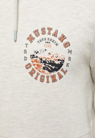 MUSTANG Sweatshirt in Beige