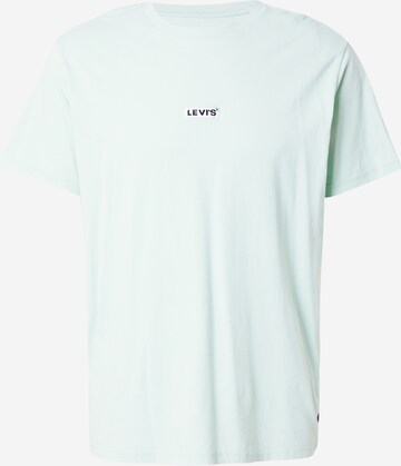 LEVI'S ® Μπλουζάκι 'SS Relaxed Baby Tab Tee' σε πράσινο: μπροστά