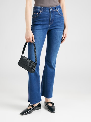 DRYKORN Flared Jeans 'FAR' in Blue: front