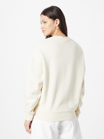 Iriedaily - Sweatshirt 'Grin Cat' em branco