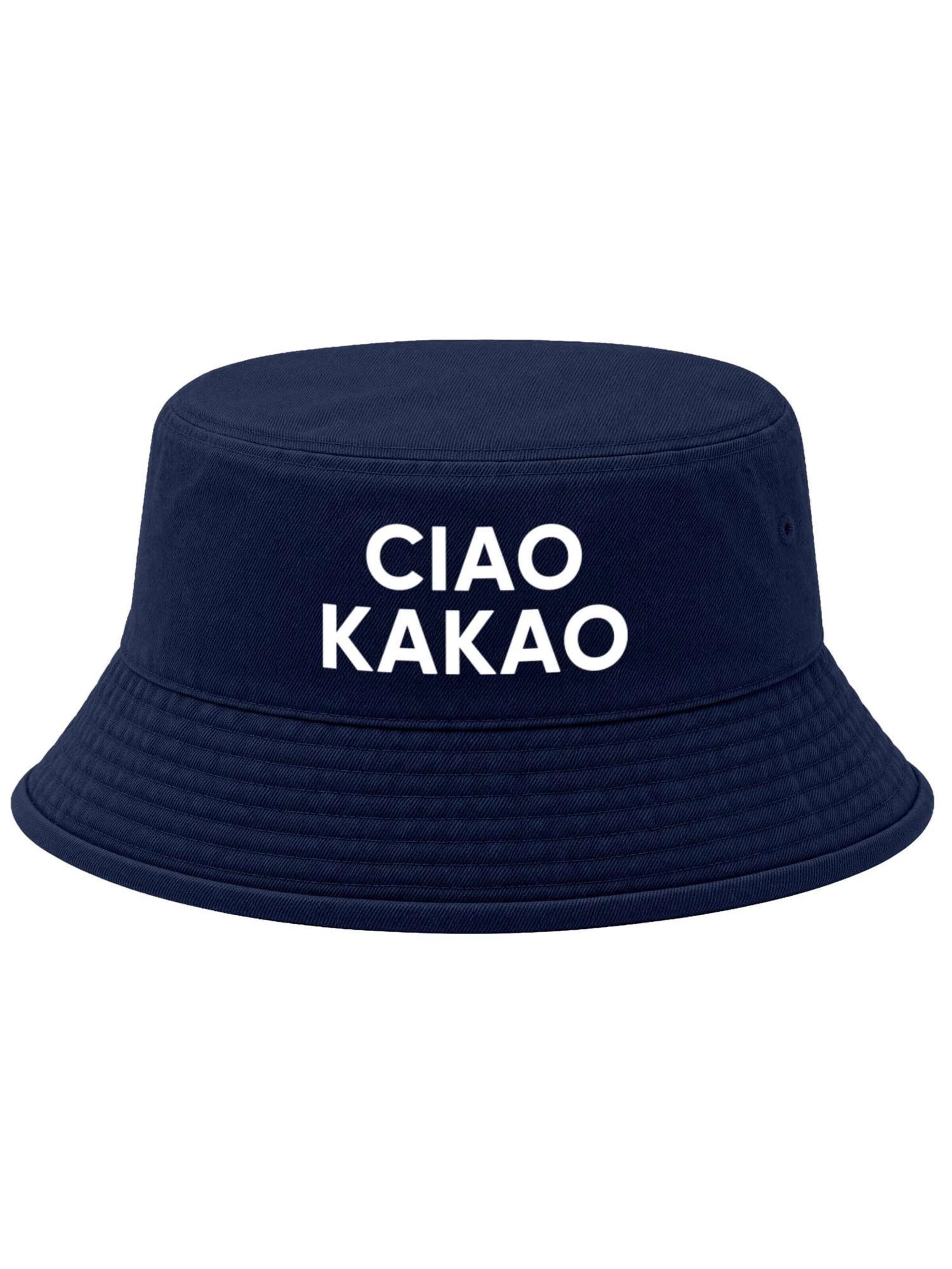 Neverless Hat 'Ciao Kakao' in Blue: front