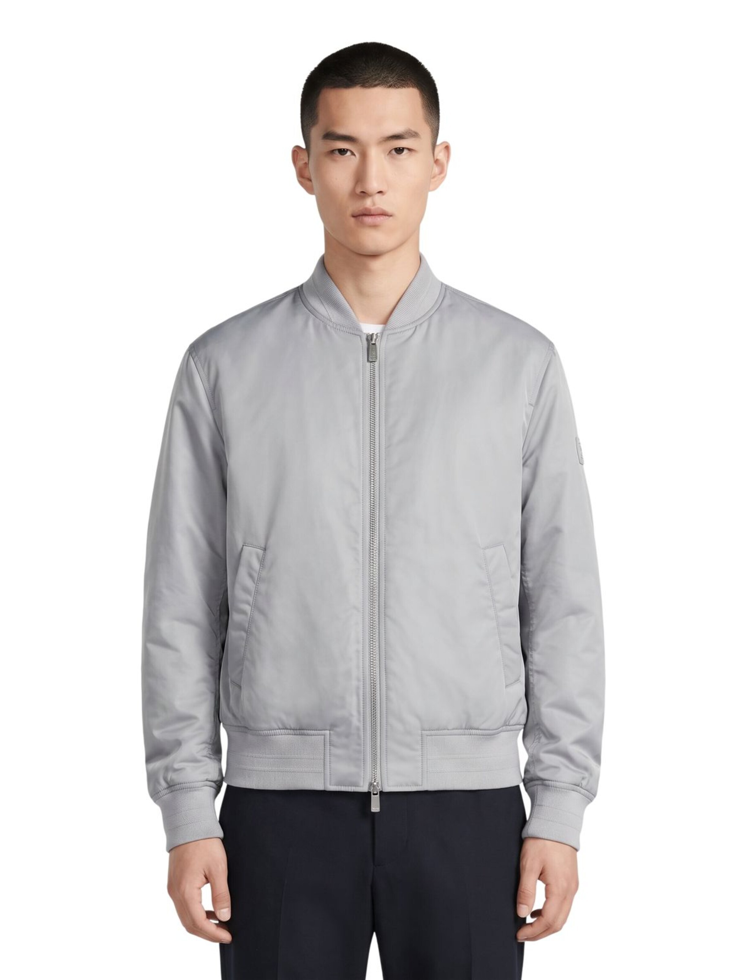 CHRISTIAN DIOR Tussenjas 'Dior Couture Bomber Jacke Herren hellblau' in Blauw