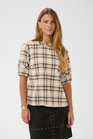 Cream Bluse 'Uma' i beige: forside