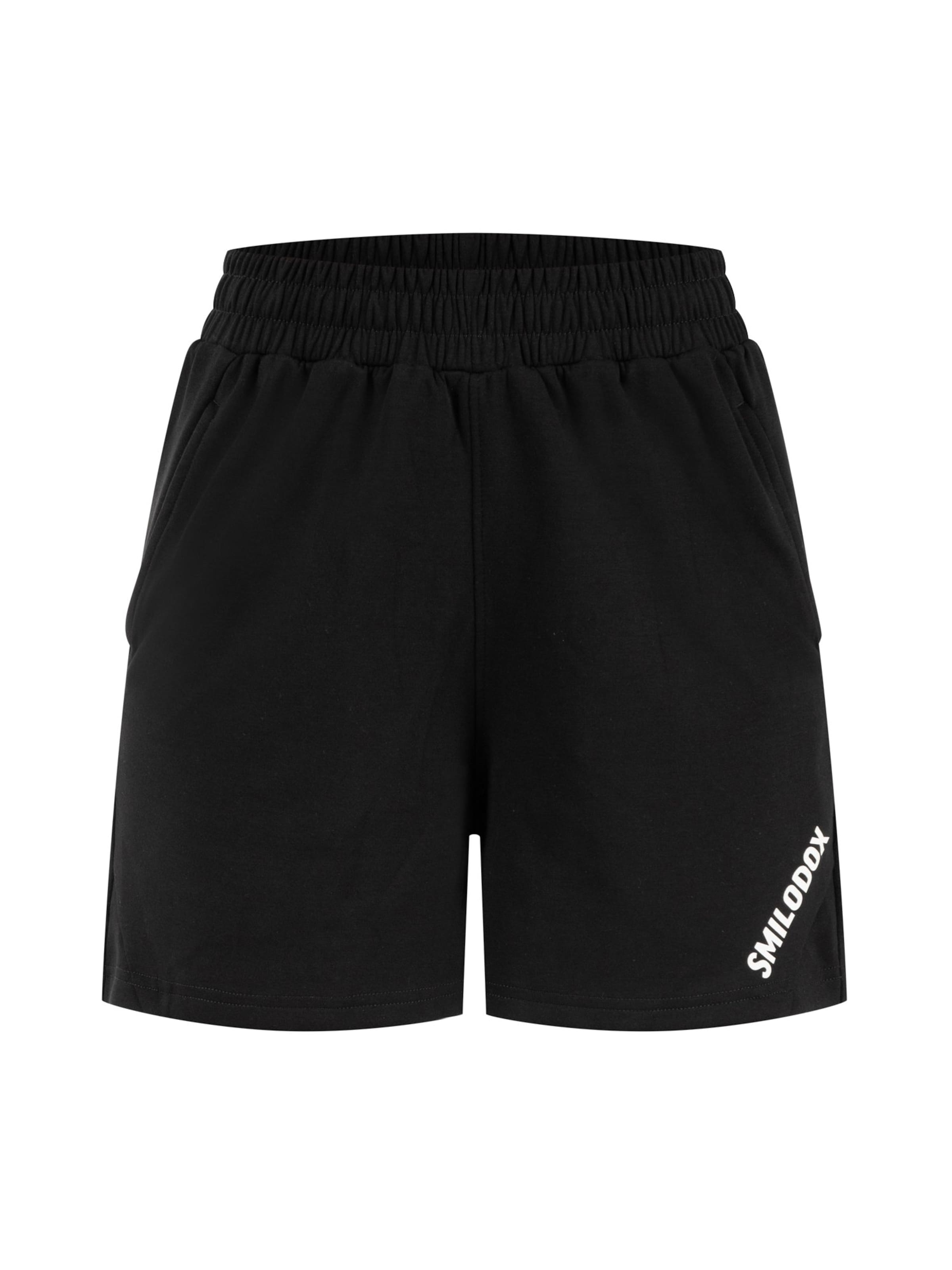 Smilodox Regular Broek 'Nerela' in Zwart: voorkant