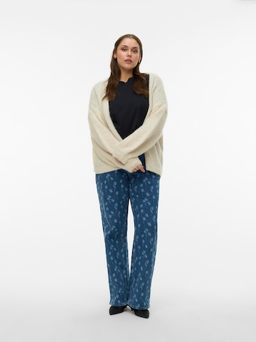 Vero Moda Curve Вязаная кофта 'VMCMaybe' в Бежевый
