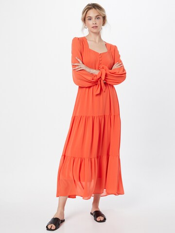 TFNC Skjortklänning 'Reneen' i orange: framsida