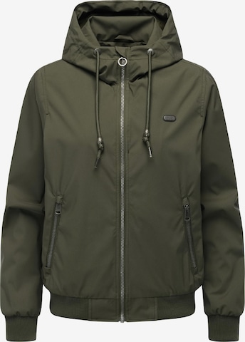 Giacca funzionale 'Nuggeta' di Ragwear Plus in verde: frontale