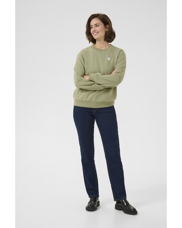 Kaffe Sweatshirt 'Anne' in Grün